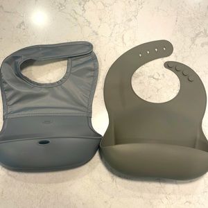 Mushie + OXO silicone bibs